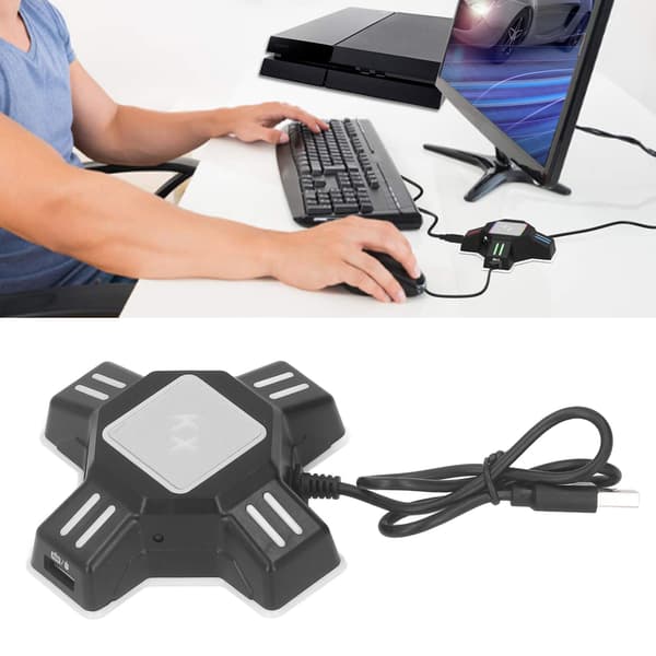 USB-tastatur- og musekonverter til PS4 100mA 5V fuldt kompatibel kablet konsoladapter