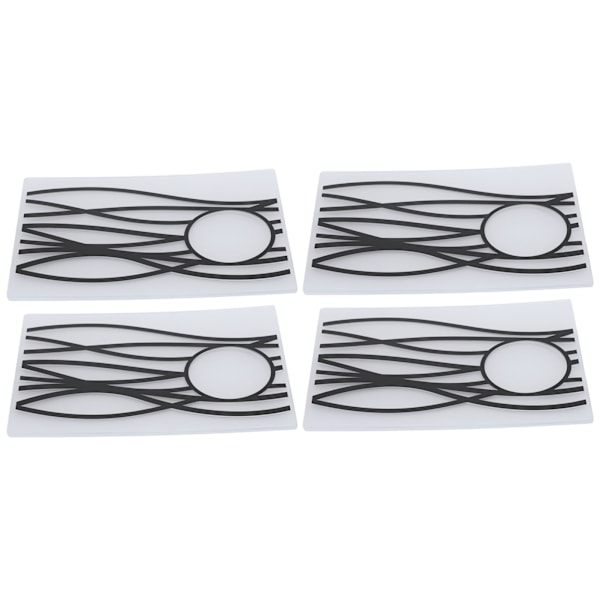 4 stk. plastpregingsmapper DIY kortlaging Scrapbooking preget mal papirhåndverk EM243