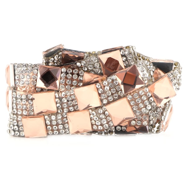 5 meter Hotfix klare krystallglass strass kjede trim DIY applikasjon (10mm Champagne)