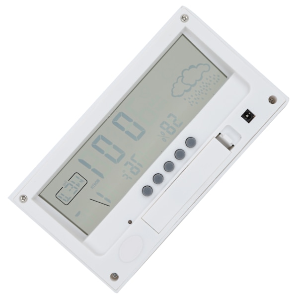 Alarmklocka LED Temperatur och Luftfuktighet Digital Display Natt Användning Ögonskydd Klocka