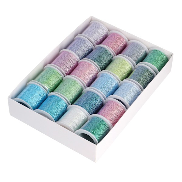 20 stk smykker håndverkstråd 0,8 mm 12 tråder 27 meter polyester fargerik perling tråd veving tråd
