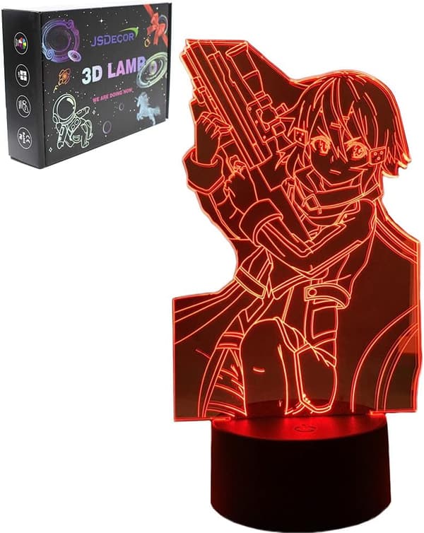 SAO Anime Figur LED Lys Søte Gutter & Jenter Julebursdag