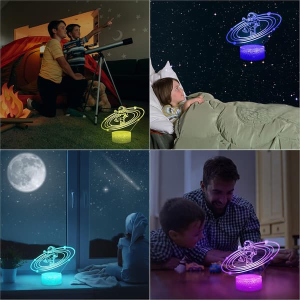 3D Gamepad Natlampe (3 mønstre) Spillekonsol I