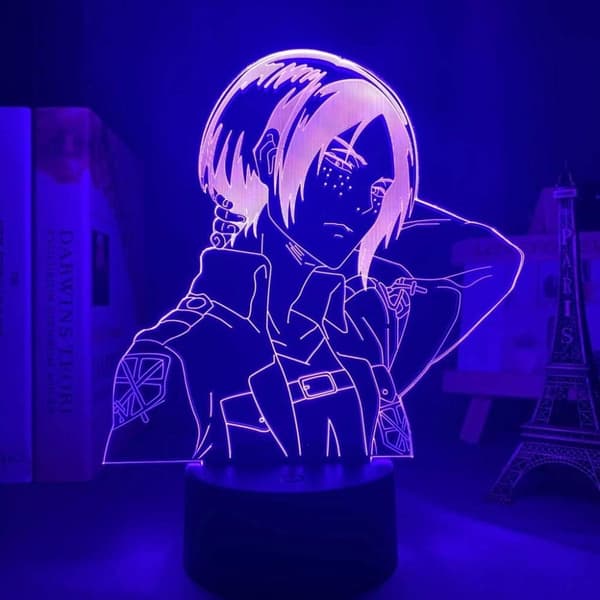 Anime LED Lampe Natlys Illusion Lys Ymir Lampe 3D til K