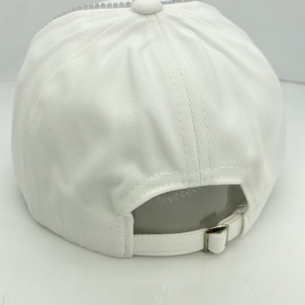 Rhinestone M Standard Wild Baseball Cap Dam Pink