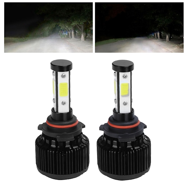 Universal X6-COB Bil LED Forlygte 50W 6500K Vandtæt Forlygte Køretøjs Udskiftning