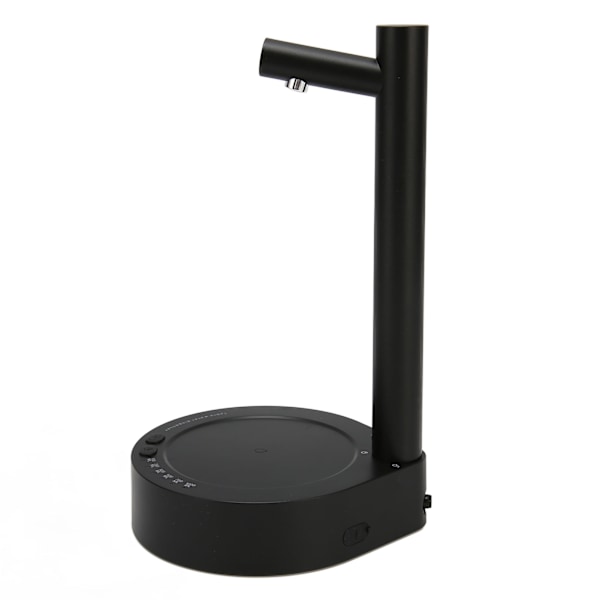 5 Gallon Smart Bordvattensdispenser 7 Nivåer Kvantitativ USB Laddning Universell Skrivbord Vattenflaska Dispenser Pump Svart