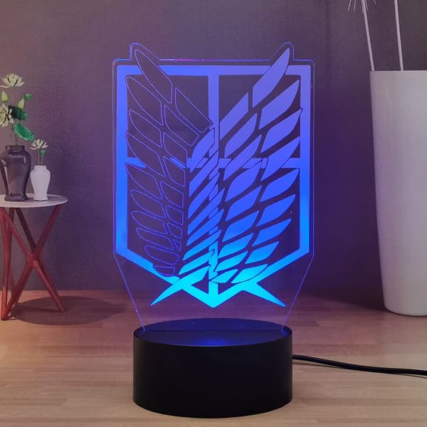Scouting Legion Freedom Anime Symbol 3D Nattlampe, Rival L