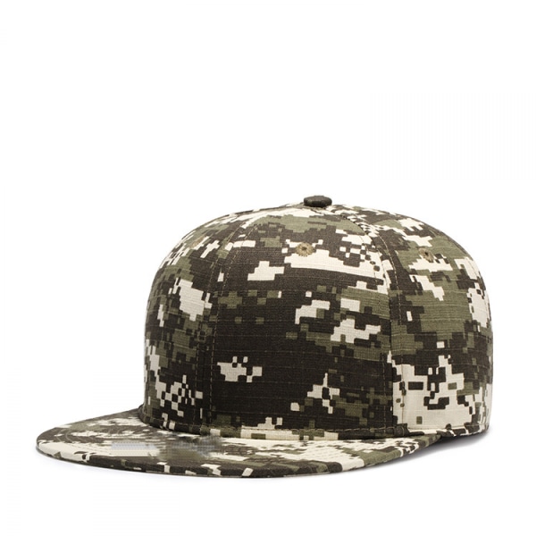 Klassisk Snapback-hatt Hip Hop Flat Bill Visor Cap - Unisex Annons I