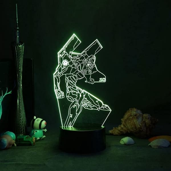 3D Illusjonslampe Anime Lys Figur 3D Nattlys Anime Nov