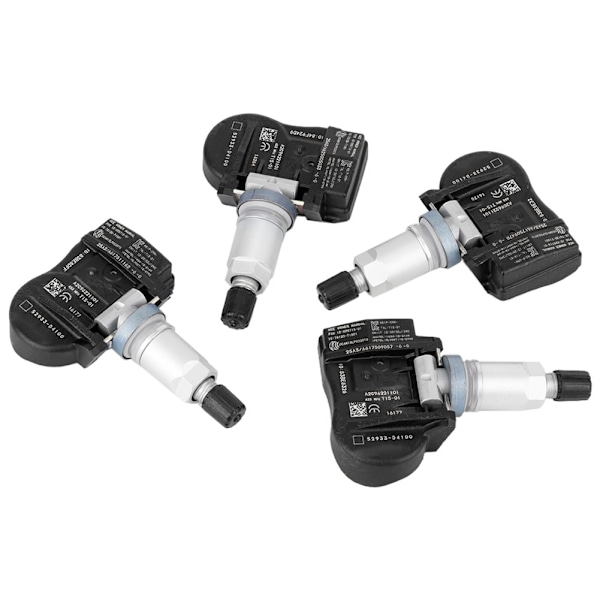 4 stk TPMS Dæktryksensor 52933-D4100 til KIA Optima Hyundai Ioniq Genesis G90