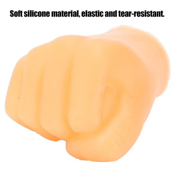 6 stycken små händer mjuka multi-form små handmodell fingertoppar leksak för kattmassage