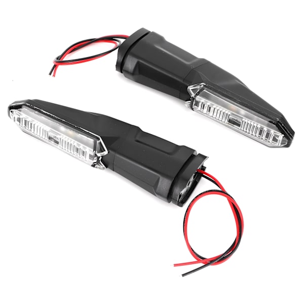 2 st 12V LED Blinkers Amber Färg Passar Kawasaki Z250 Z800 Z900 Z900RS Z1000 Transparent Lins
