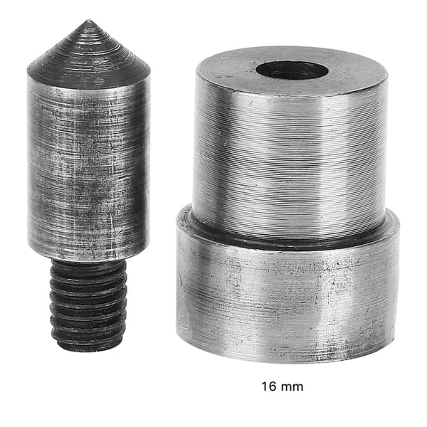 2 st 1,5-16 mm 45# Stålstansform Hålstans Läderbältesstansverktyg (16 mm)