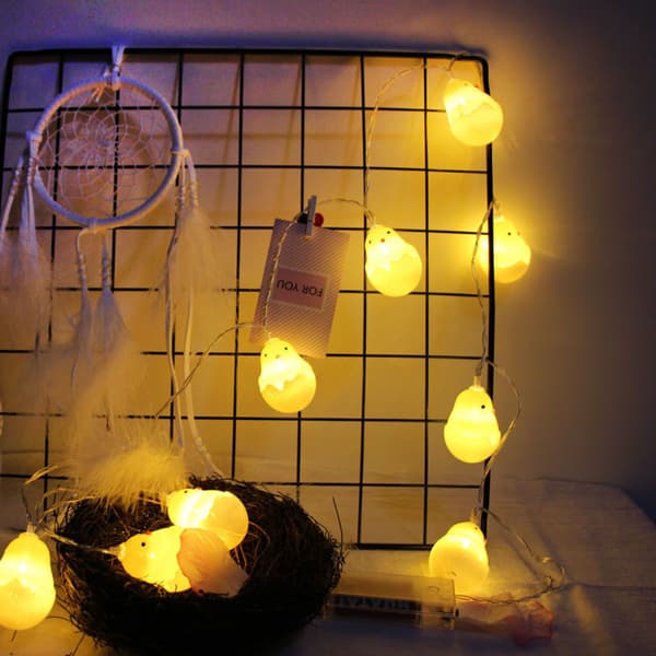 3 m Påskekylling Lyslenke 20 LED Egg Fairy Light Stri