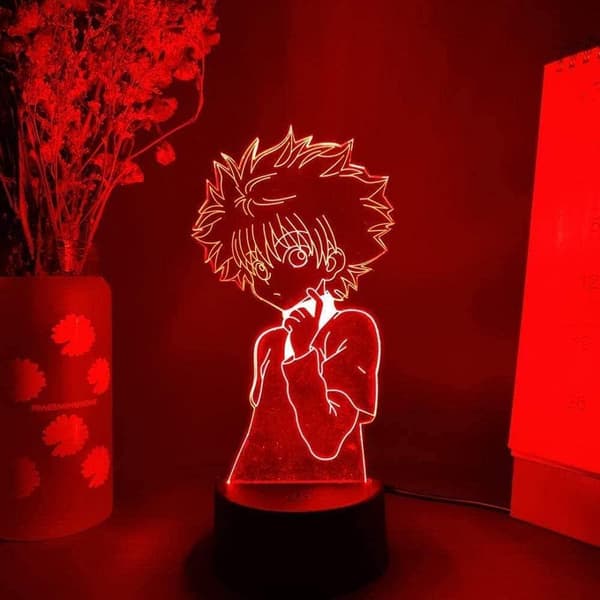 Hunter X Hunter 3D Illusion Natlyslampe med Smart Touch, Ideel Gave til Hjemindretning Børn