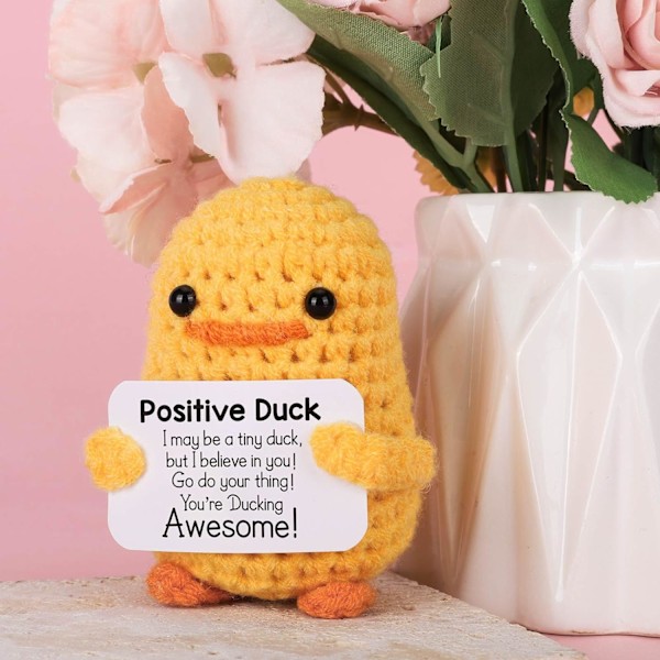 Inspirerande Häktad Positiv And - Handgjord Emotionell Glädje Stöd Roliga Inlagda Gurka Potatis Presenter för Kvinnor Män Kollega Födelsedag Jul A