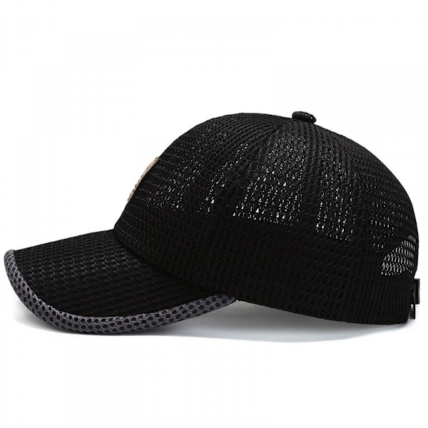 Sommar Mesh Baseballkeps för Män Justerbara Andningsbara Kepsar