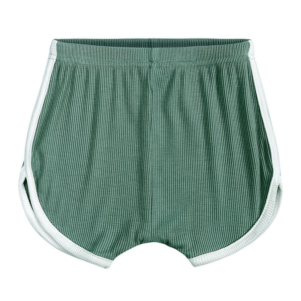 Kort pyjamas i bomull för småbarn, sommar, M (grön)