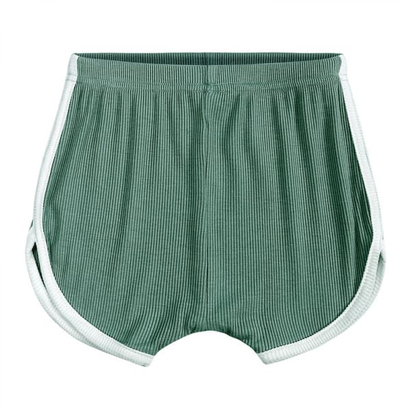 Toddler Solid Cotton Daily Short Summer Pajamas,S(Green)