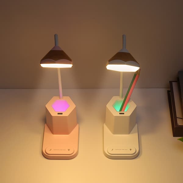 Skrivebords LED Lampe med Touch, Svanehals, Dæmpbar Kontor L