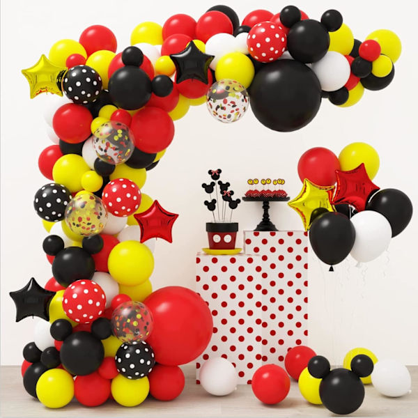 129 st gula ballonger i olika storlekar 18 12 10 5 tum latex ballonggirlang båge för maskeradfest dekoration könsavslöjande examen årsdag Yellow