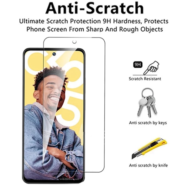 Härdat glas för Realme C33 skärmskydd