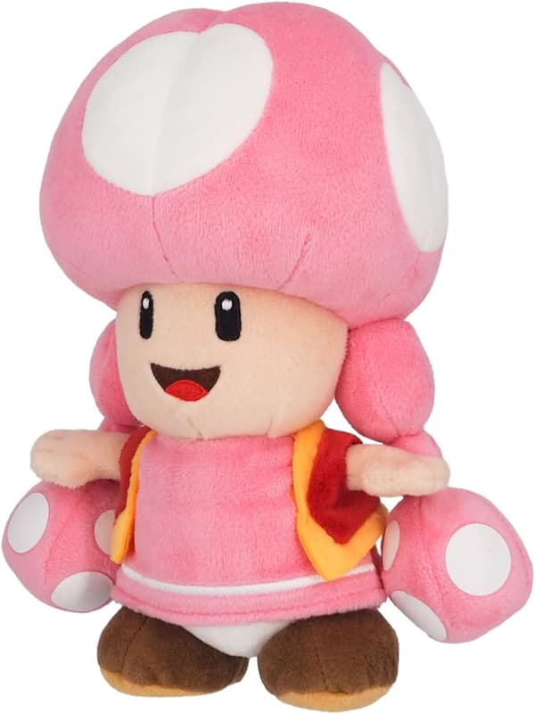 Sanei Super Mario All Star Collection AC33 Toadette 6.7\" Pehmolelu