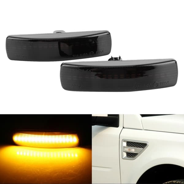 Sidemarkerlys LED Dynamisk Sekvensiell Erstatning Passer for Land Rover Freeland 2 Discovery 3 4