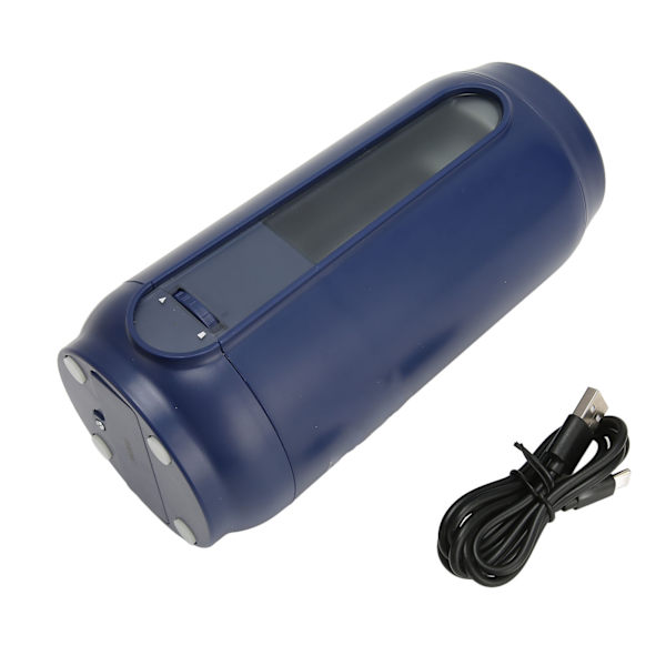 Elektrisk blyantspisser, helautomatisk, mörkblå, 2000 mAh batteri, laddningsbar blyantspisser för konstskissning