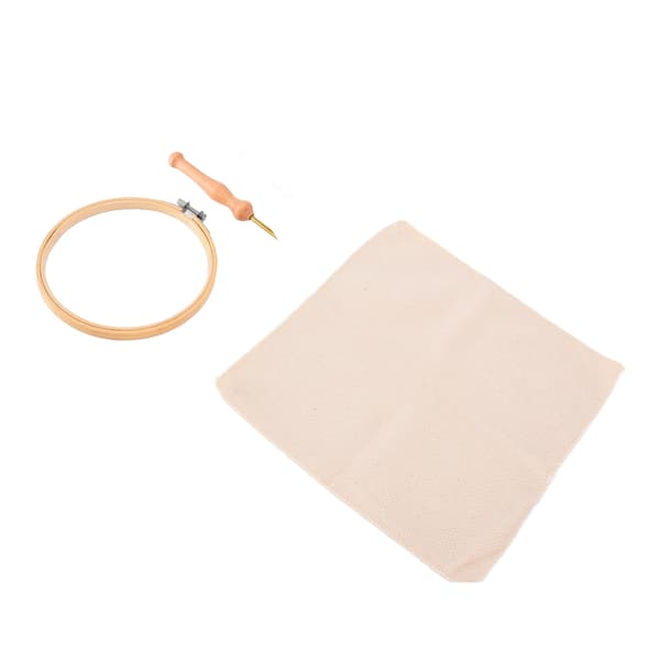 Punch Needle Kit Premium Material Lett å Holde Praktisk Høy Holdbarhet Broderinål Kit