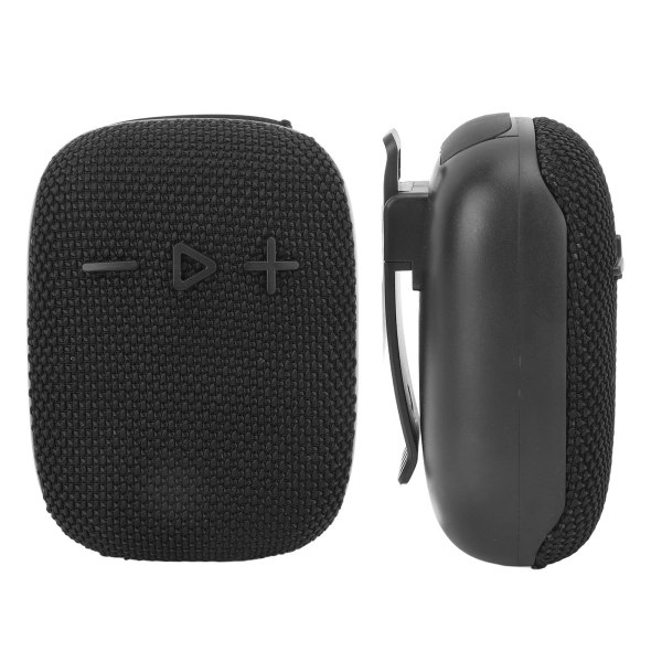 Bärbar Bluetooth-högtalare IPX7 Vattentät Mini Subwoofer med Stativ för Utomhuscykling Svart