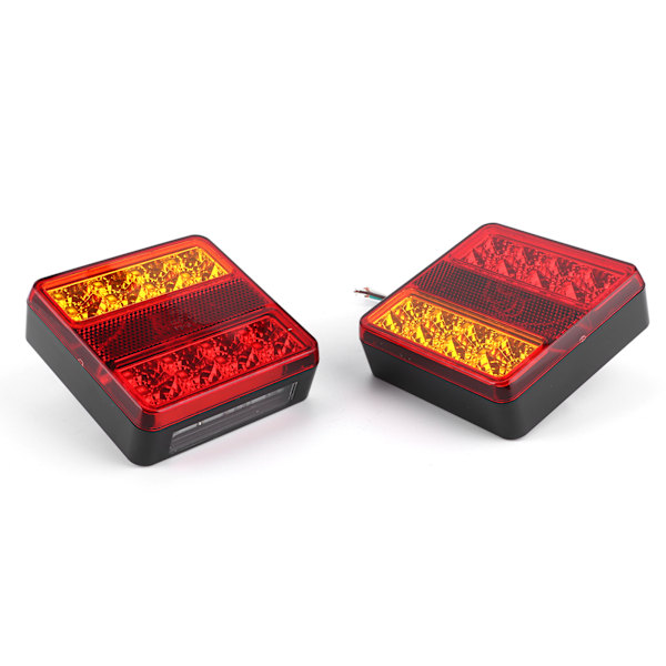 22LED Baklykt Nummerplate Lampe Høy Lysstyrke IP67 Vanntett for Lastebiler Tilhenger Lorry