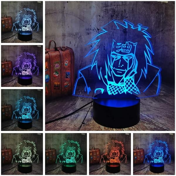 Naruto Kakashi Uchiha Sasuke 3D Illusion Nattlampa