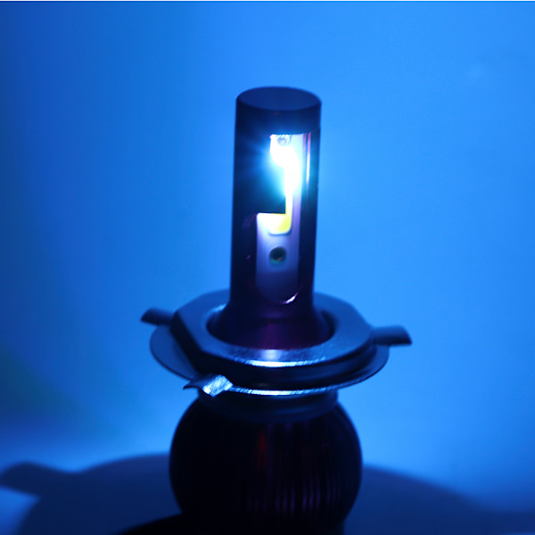 2 stk FS35 H4 6000K/8000K 36W Bil COB LED Hovedlys 8000LM Tåkelys Lampe