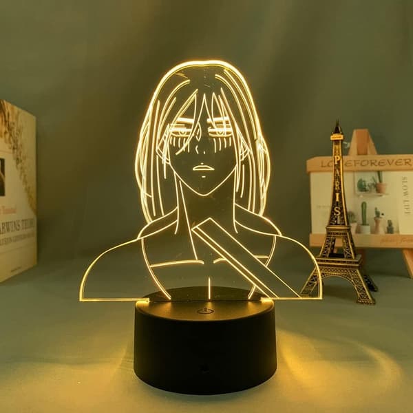 Attack on Titan 3D Anime Lamp Natt Levi Ackerman Illusion N