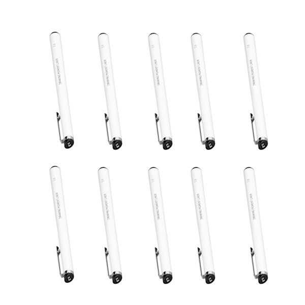 10 st Fineliner pennor Svart bläck Hållbar Vattentät Fadeless Hög jämnhet Ritpennor för anteckningsdesign Skissritning