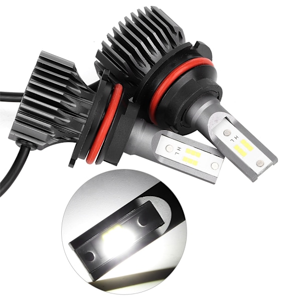 Bilmodifierade LED-strålkastare S1-serie 40W 6000LM 6000K Xenonvit (9007)