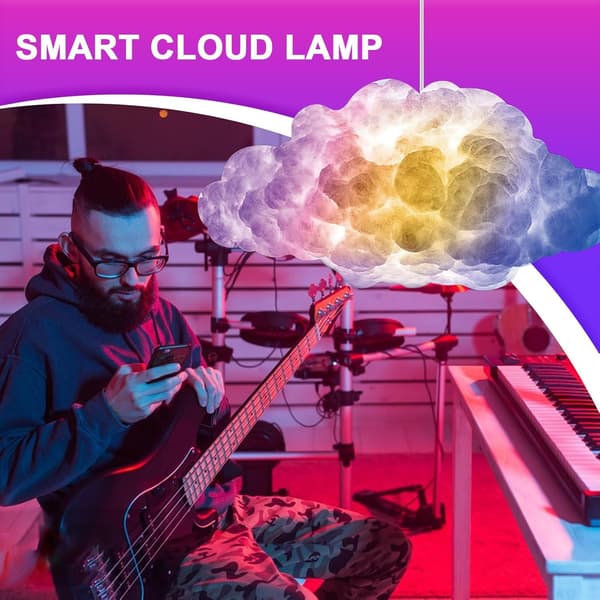DIY Sky Lampe Kit - Farveskiftende App-styret Stemningslys, Byg Dit Eget Drømmende Natlys til Soveværelsesindretning