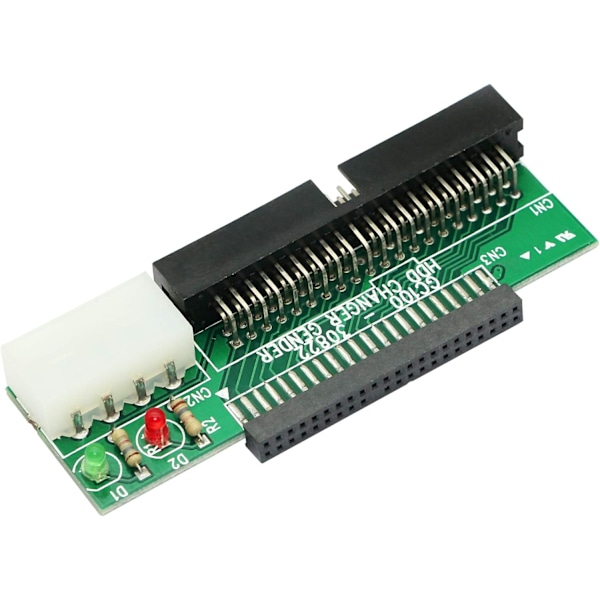 2,5 til 3,5 IDE-adapter, 2,5 tommer 44-bens harddiskdrev til bærbar IDE til 40-bens 3,5 tommer stationær pc PATA-portkonverterkortadapter (IDE 2,5 til 3,5), 2 stk.