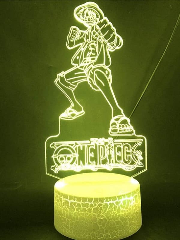One Piece Luffy 3D Illusion Nattlampa Smart Touch, RG