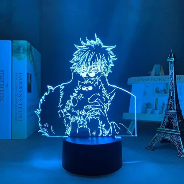 Jujutsu Kaisen Gojo 3D Illusjon Nattlampe Smart Touch
