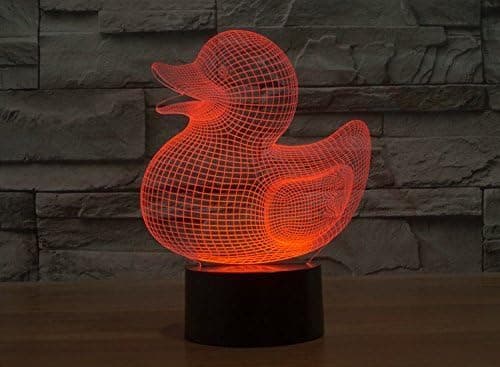 3D And Natlampe Lampe Illusion Natlampe 7 Farve Changi