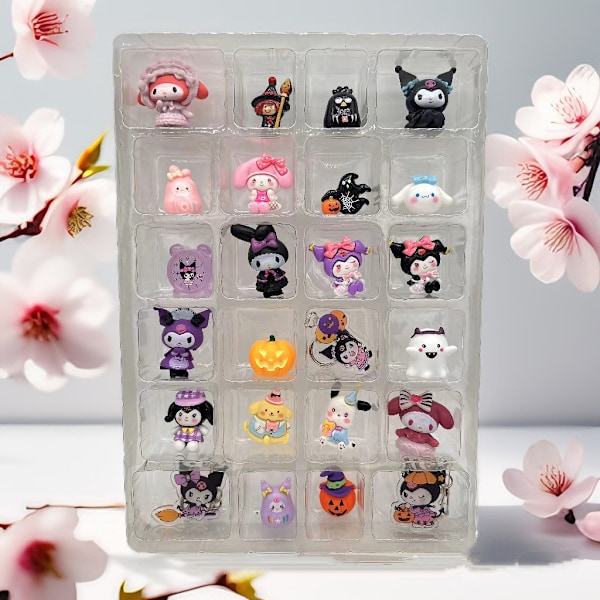 2024 Ny Sanrio HelloKitty Nedtællingskalender Blind Box, 24 Dages Jule-Nedtælling Gave, Julekalender Overraskelse Julegave til Børn