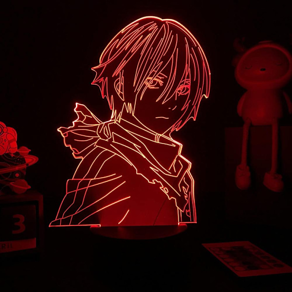 LED Lampe Anime Noragami 3D Natlampe til Soveværelses Dekoration Drenges Fødselsdagsgave Manga Noragami Figur Akryl Bordlamper til Drenge Piger Gave Sovelampe