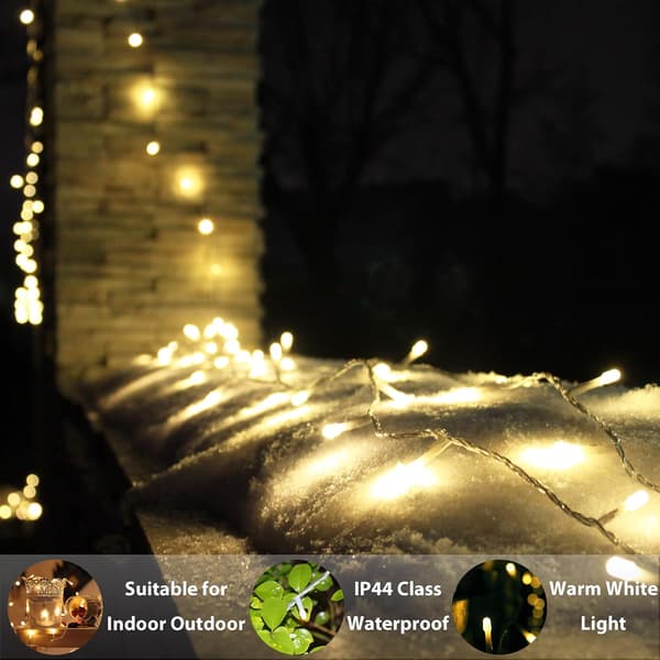 LED Lyskæde, Dekorativ Mini LED Lys Indendørs og Udendørs 200 LED