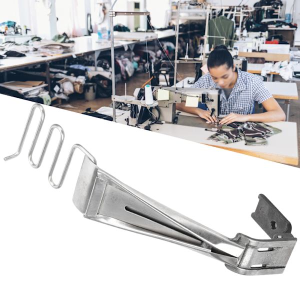 Hem Presser Foot med Binder Dubbel Nål Sy Maskin Rullad Fåll Mapp 5/16 Binder 3/16 Presser Foot