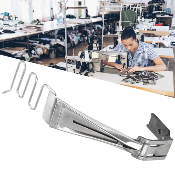 Hem Presser Foot with Binder Double Needle Sewing Machine Rolled Hem Folder5/16 Binder 3/16 Presser Foot