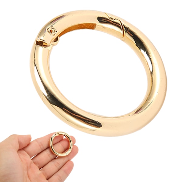 20 stk. fjederlåsringe - Moderne, elegante og innovative DIY kobberfjederlåsringe til halskæder, armbånd, ankelkæder og øreringe - Guld