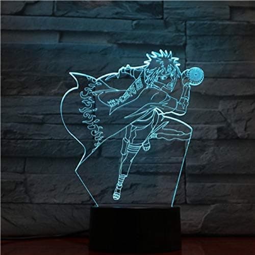 Naruto Kakashi Uchiha Sasuke 3D Illusion Natlampe Sm